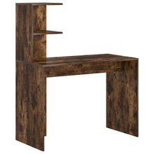 Bureau met plank Gerookt eiken 102 x 50 x 124 cm Bewerkt hout