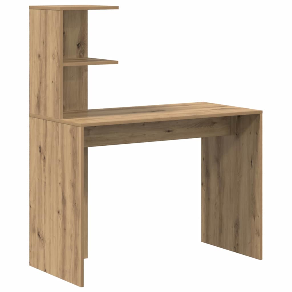 Bureau Artisan Eiken 102x50x124 cm Houten Meubel