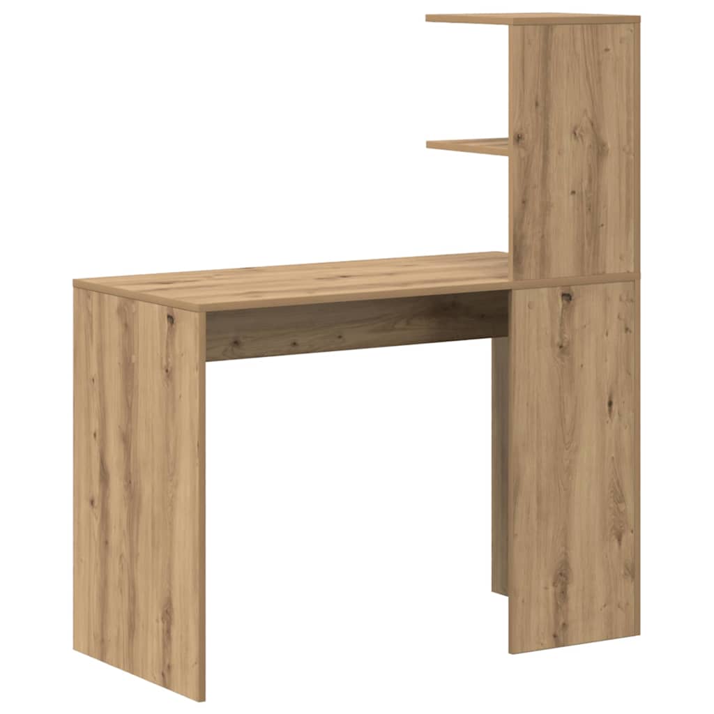 Bureau Artisan Eiken 102x50x124 cm Houten Meubel