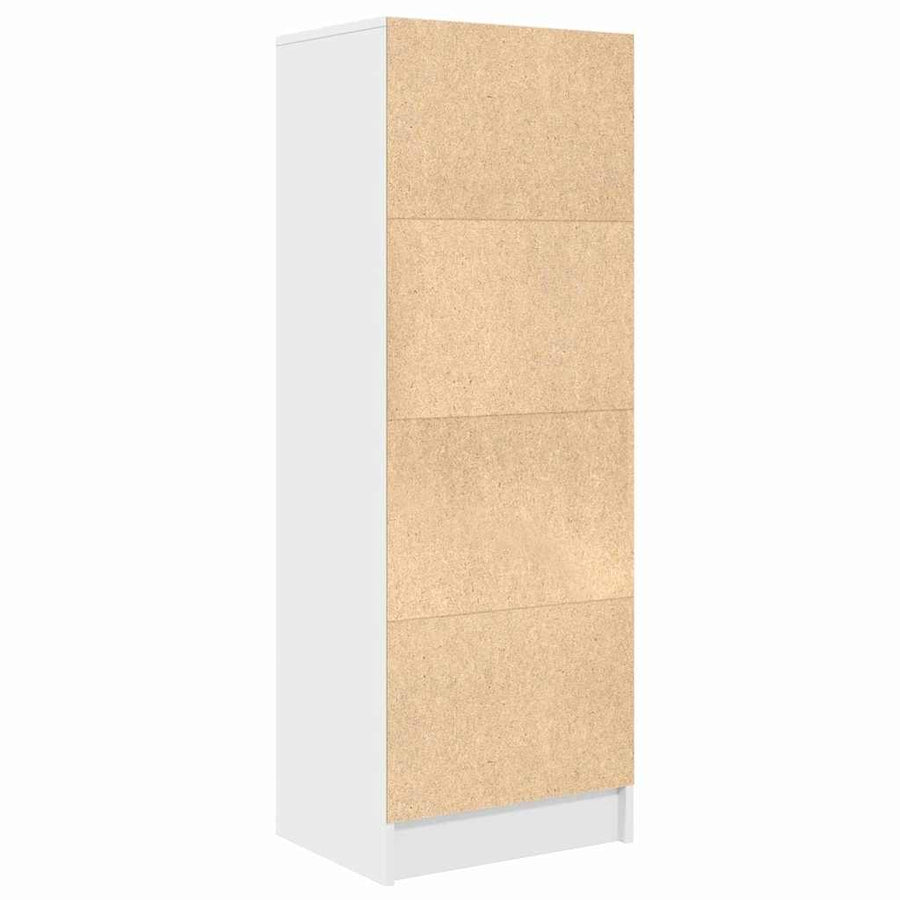 Hoge kast met lade Wit 45,5 x 34 x 127 cm