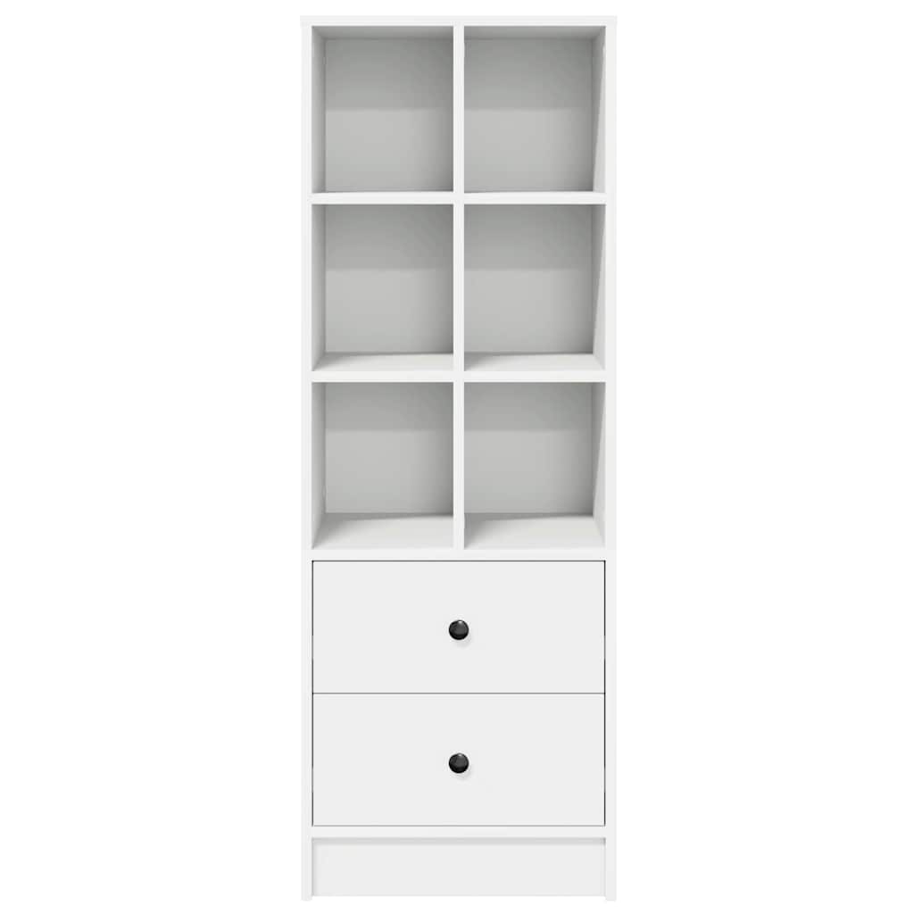 Hoge kast met lade Wit 45,5 x 34 x 127 cm