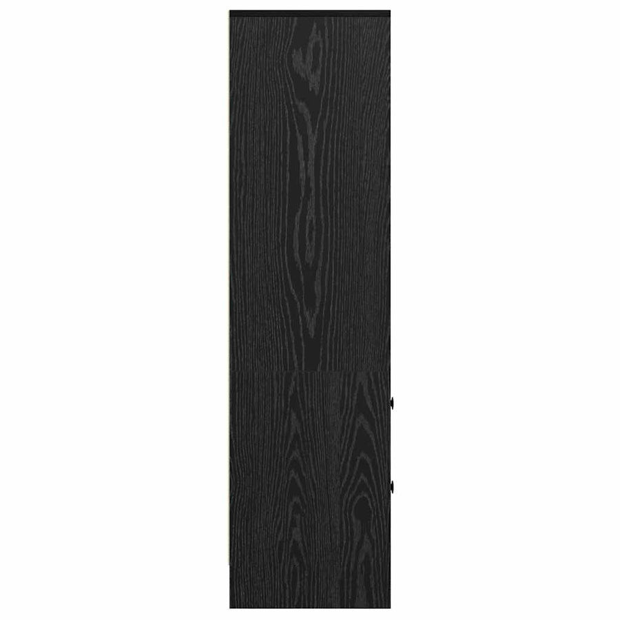 Hoge kast met lade Zwart Eiken 45,5 x 34 x 127 cm