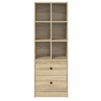 Hoge kast met lade Sonoma Eiken 45,5 x 34 x 127 cm