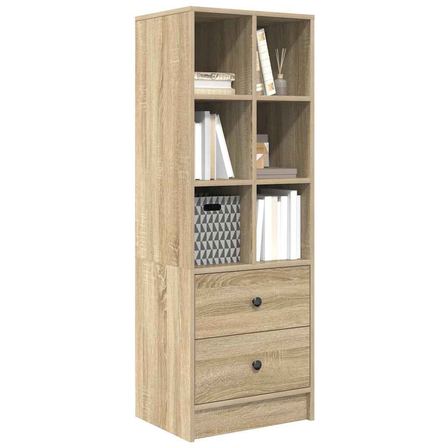 Hoge kast met lade Sonoma Eiken 45,5 x 34 x 127 cm