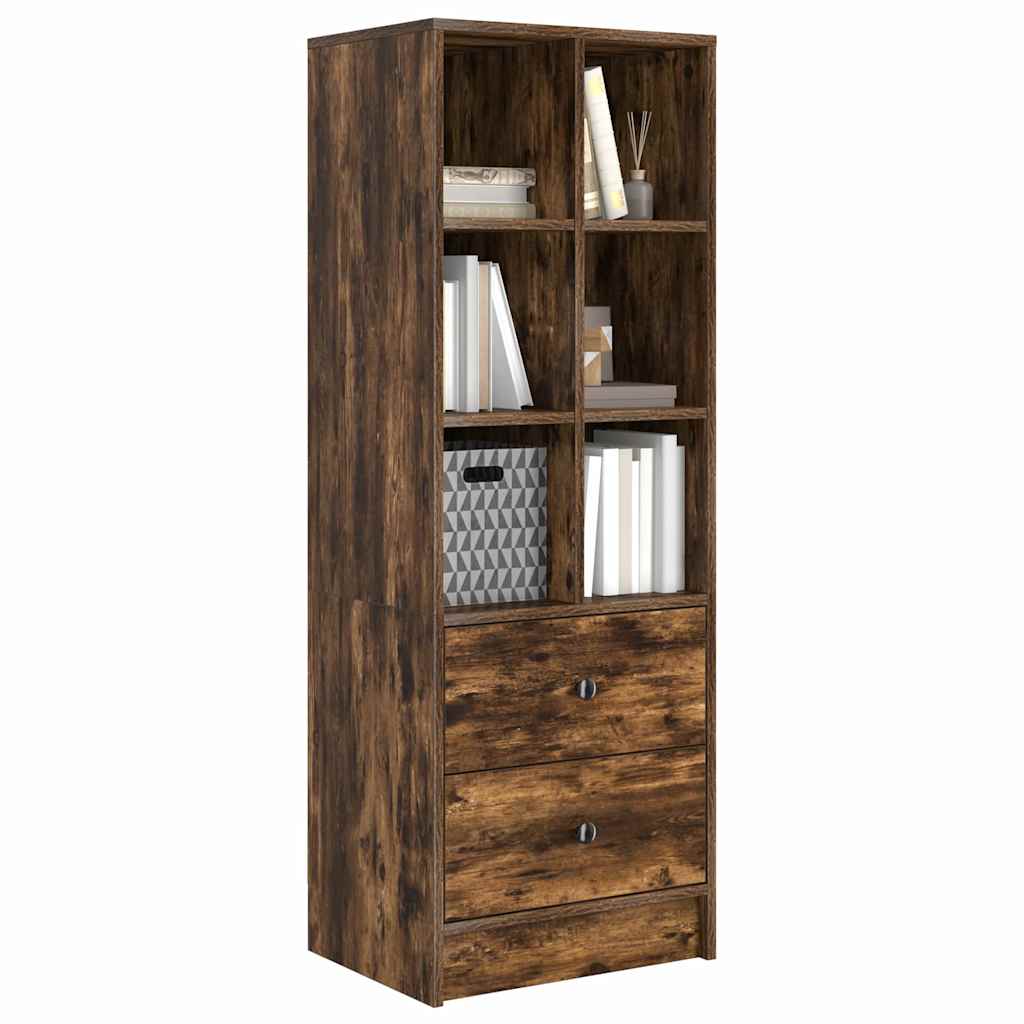 Hoge kast met lade Gerookt eiken 45,5 x 34 x 127 cm
