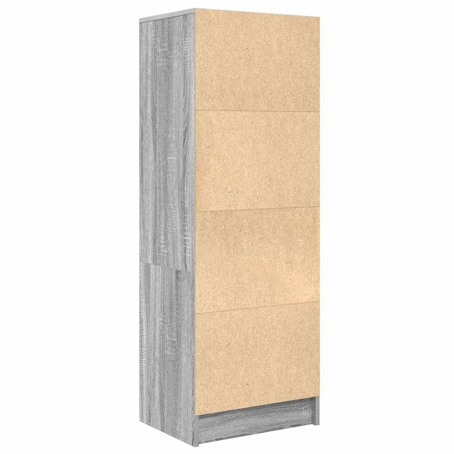 Hoge kast met lade Grijs Sonoma 45,5 x 34 x 127 cm