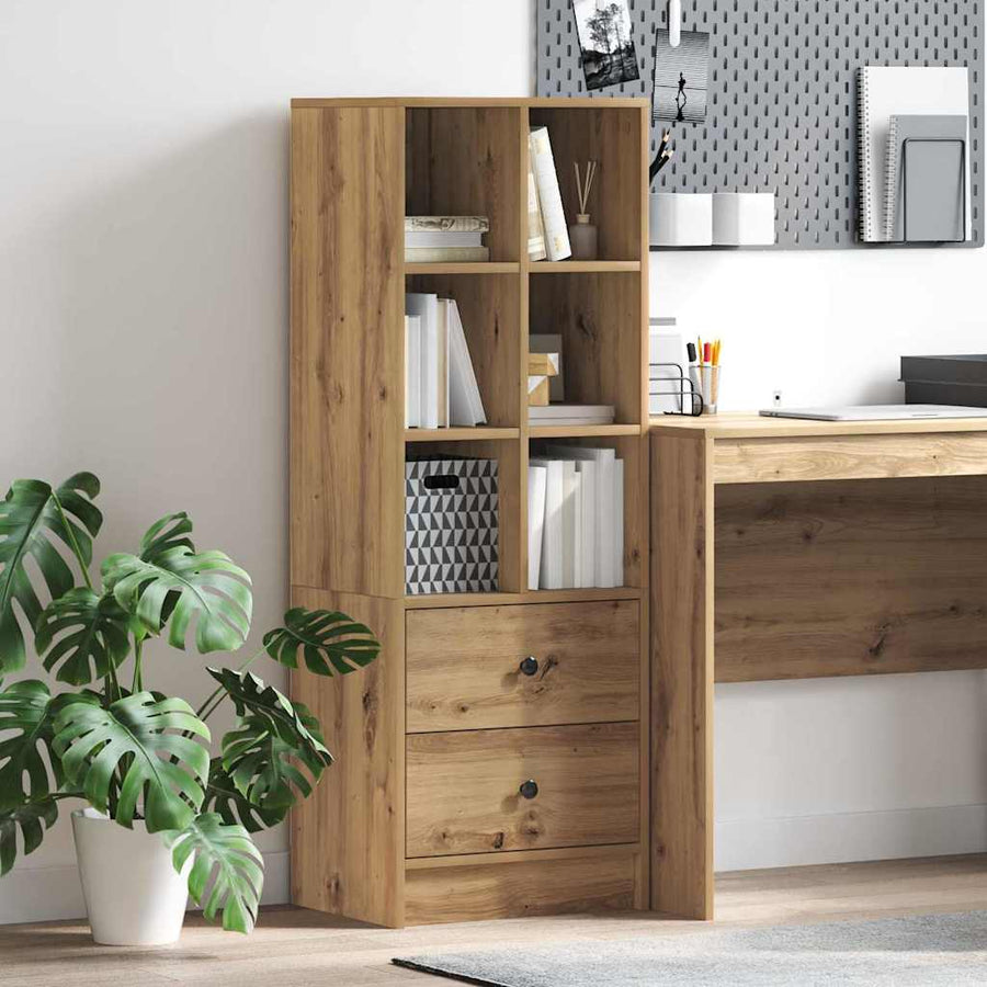 Hoge kast met lade Artisan Eiken 45,5 x 34 x 127 cm
