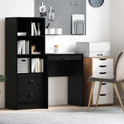 Bureau zwart eiken 60x40x76 cm