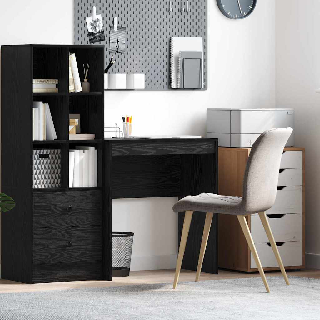 Bureau Zwart Eiken 70 x 40 x 76 cm