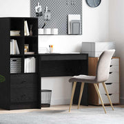 Bureau 80x40x76 cm zwart eiken