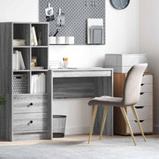 Bureau 80x40x76 cm grijs sonoma