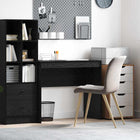 Bureau zwart eiken 90x40x76 cm