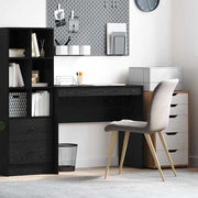 Bureau zwart eiken 90x40x76 cm