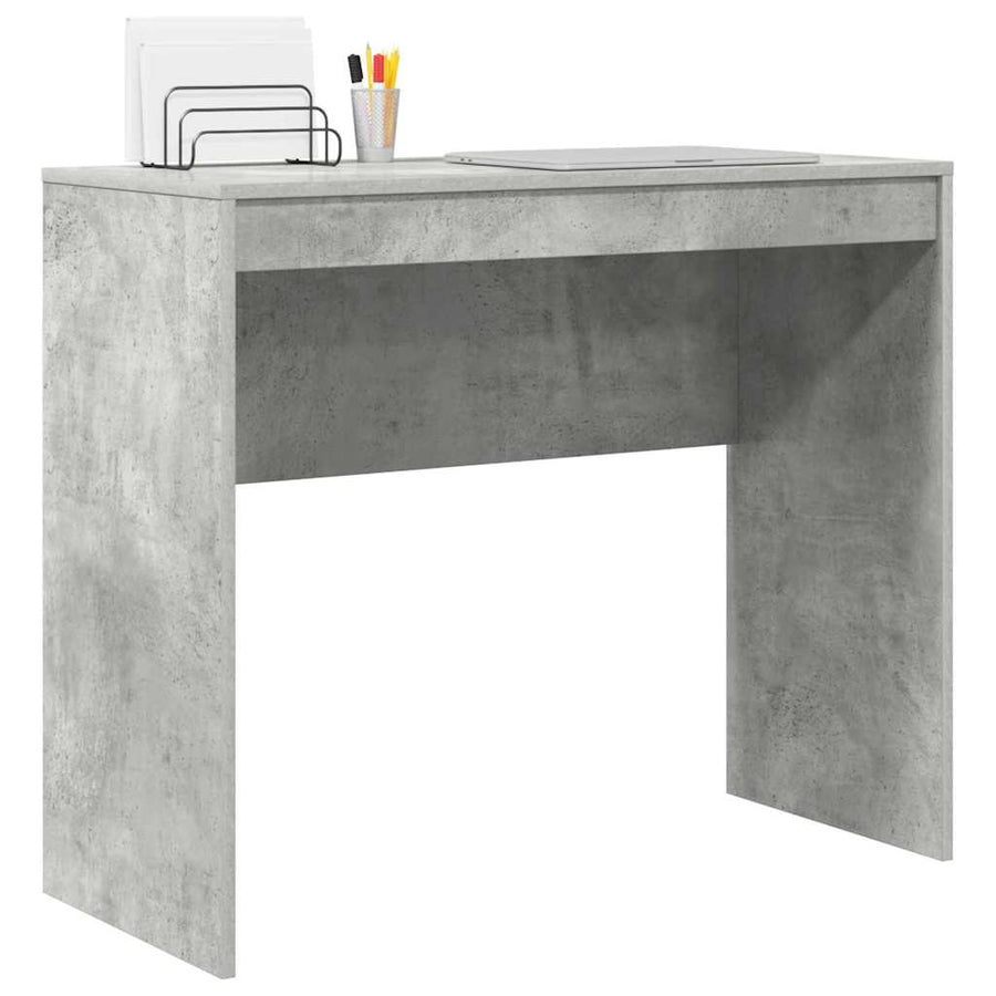 Bureau Beton Grijs 90x40x76 cm Houtcomposiet