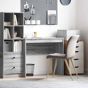 Bureau 90x40x76 cm grijs sonoma