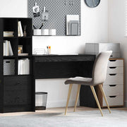 Bureau zwart eiken 100x40x76 cm