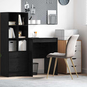 Bureau zwart eiken 60x50x76 cm
