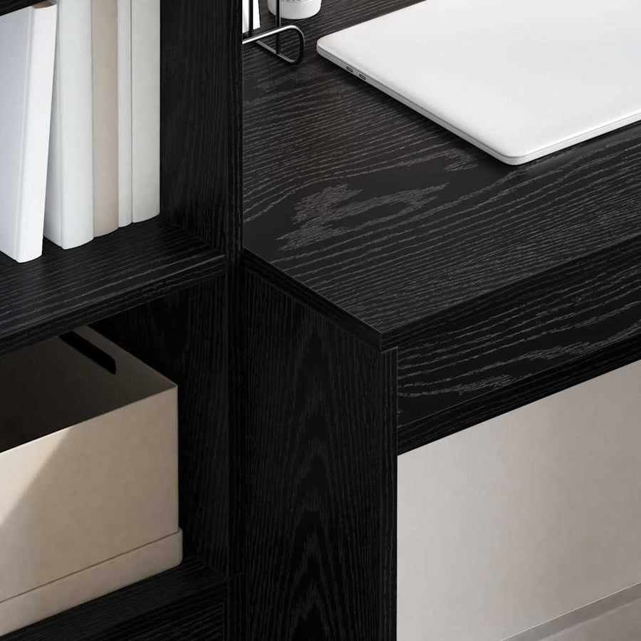 Bureau Zwart Eiken 80 x 50 x 76 cm
