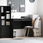 Black Oak Desk 90 x 50 x 76 cm