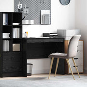 Black Oak Desk 90 x 50 x 76 cm