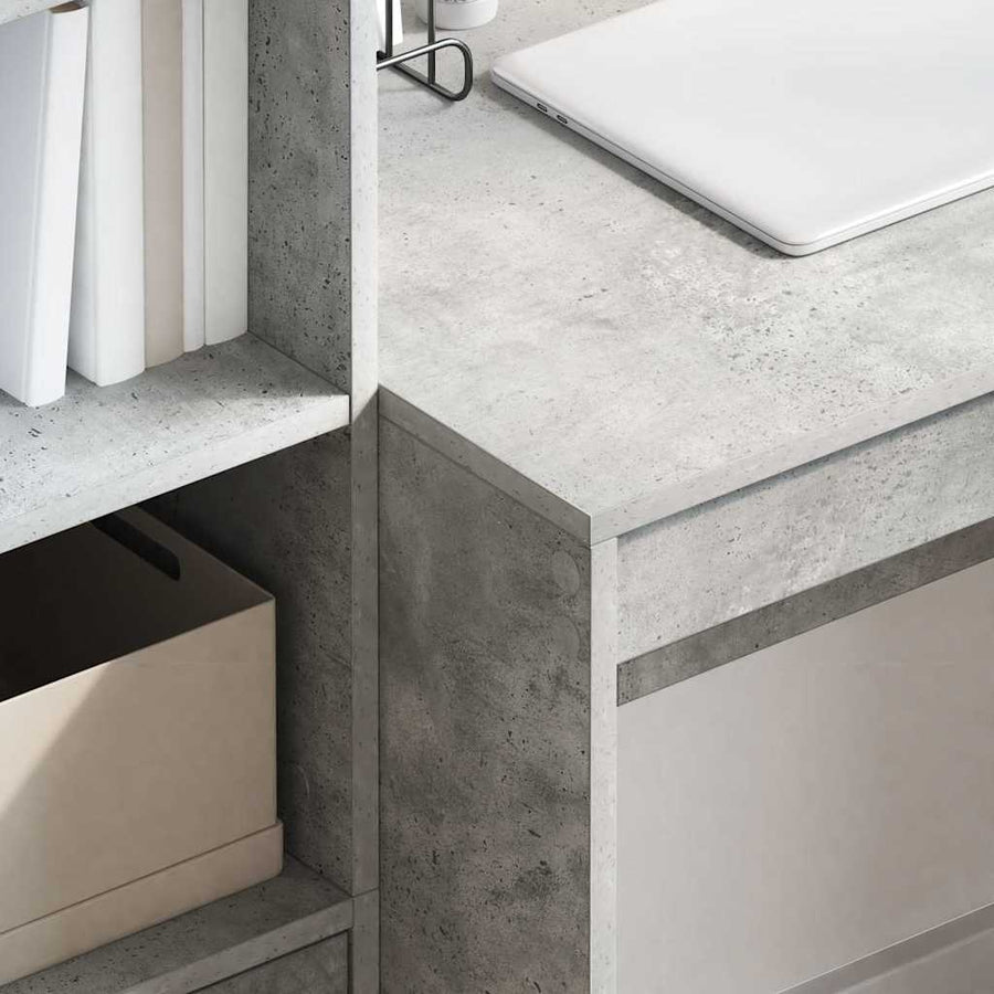 Bureau Beton Grijs 90 x 50 x 76 cm