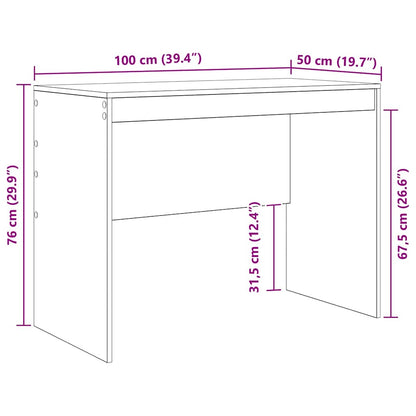 Bureau Sonoma Eiken 100 x 50 x 76 cm