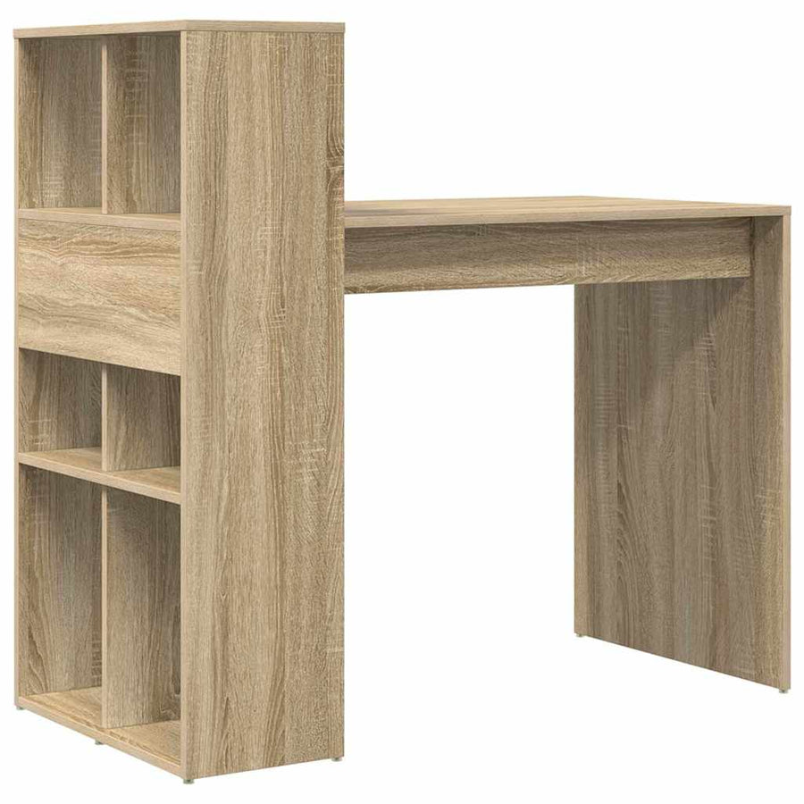 Bureau met plank Sonoma Eiken 108 x 55 x 103.5 cm Bewerkt hout