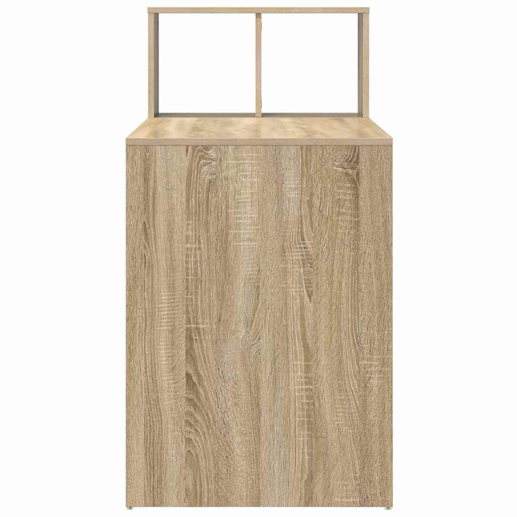 Bureau met plank Sonoma Eiken 108 x 55 x 103.5 cm Bewerkt hout