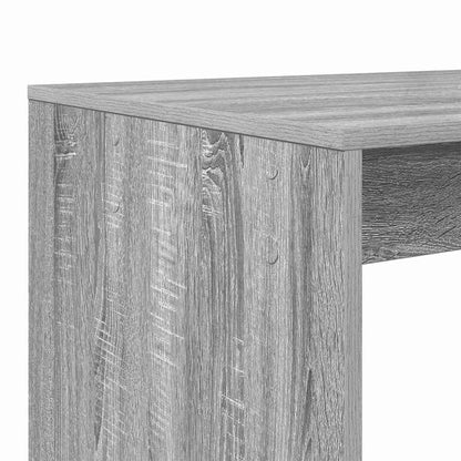 Bureau met plank Grijs Sonoma 108 x 55 x 103.5 cm Bewerkt hout