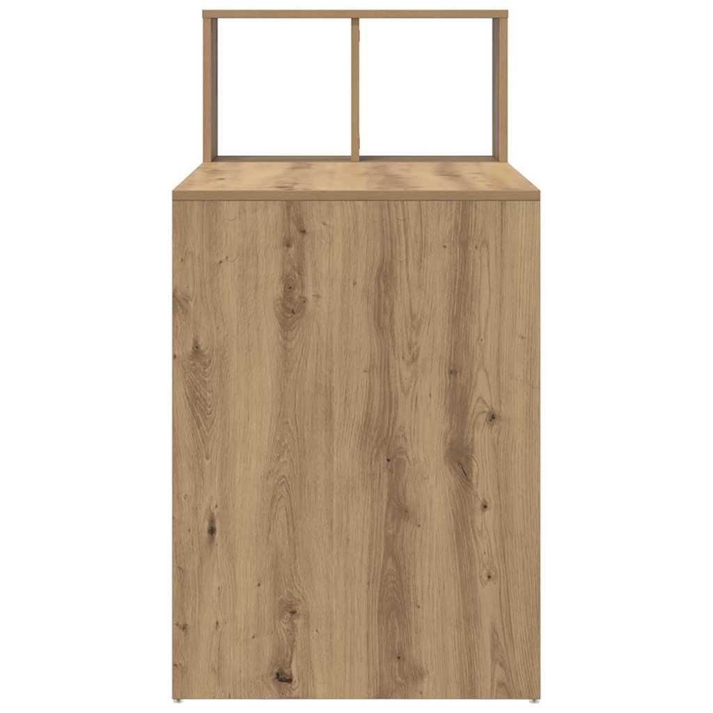Bureau met plank Artisan Eiken 108 x 55 x 103.5 cm Bewerkt hout