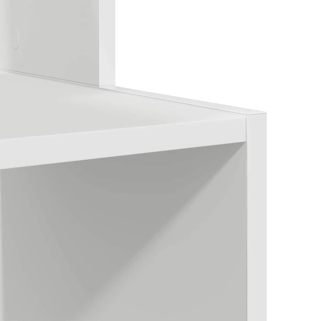 Bureau met lade met plank Wit 106 x 41 x 88.5 cm Bewerkt hout
