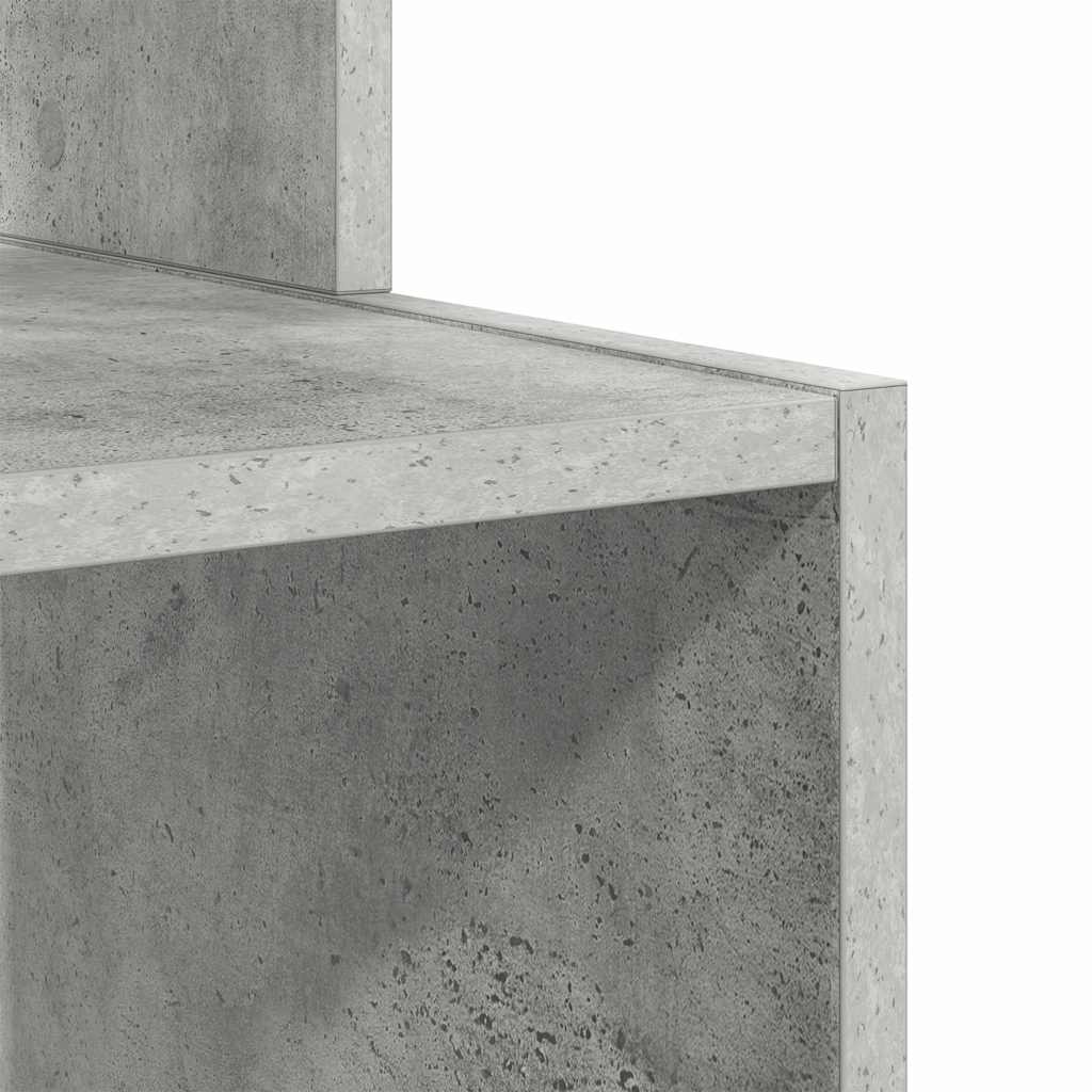 Bureau met lade Beton Grijs 106 x 41 x 88.5 cm Bewerkt hout