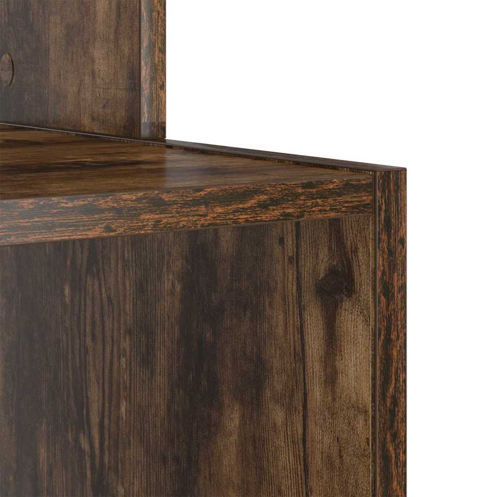 Bureau met lade Gerookt eiken 106 x 41 x 88.5 cm Bewerkt hout