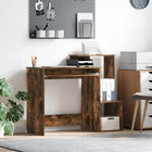 Desk with Drawer Smoked Oak 106 x 41 x 88.5 cm Engineered wood