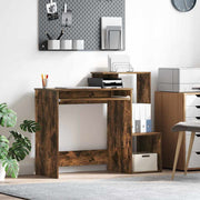 Bureau met lade gerookt eiken 106x41x88.5 cm