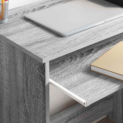 Bureau met lade Grijs Sonoma 106 x 41 x 88.5 cm Bewerkt hout