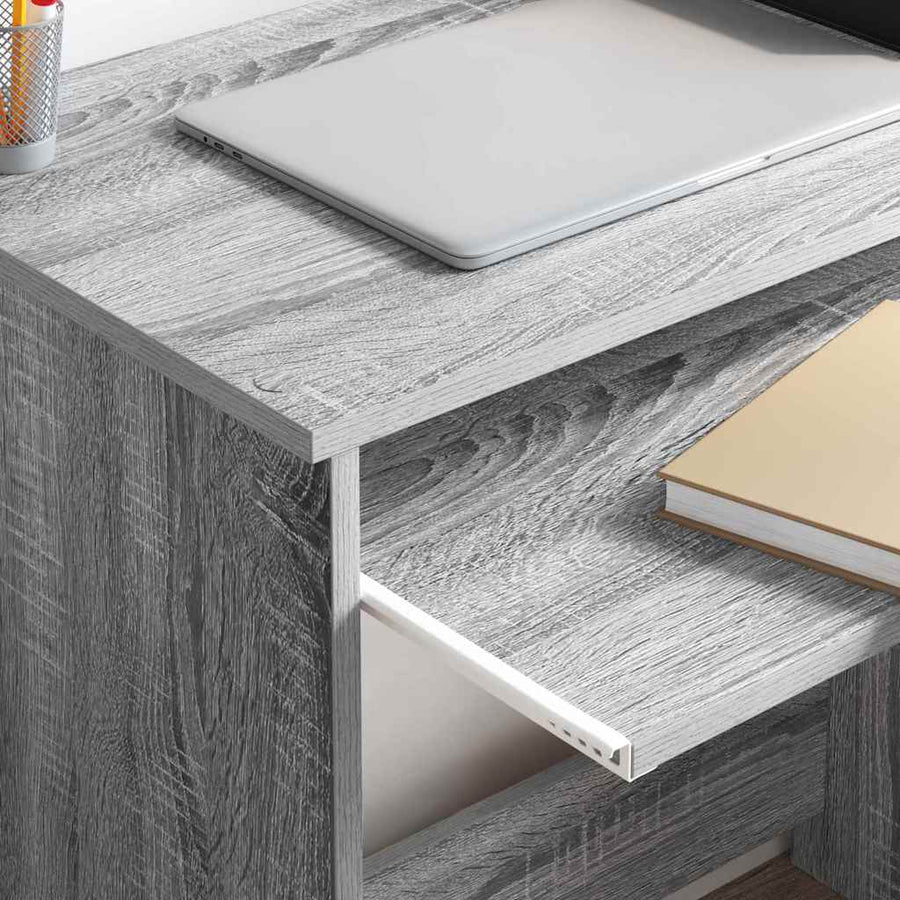 Bureau met lade Grijs Sonoma 106 x 41 x 88.5 cm Bewerkt hout