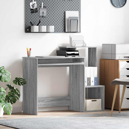 Bureau met lade Grijs Sonoma 106 x 41 x 88.5 cm Bewerkt hout
