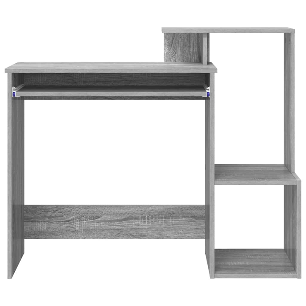 Bureau met lade Grijs Sonoma 106 x 41 x 88.5 cm Bewerkt hout