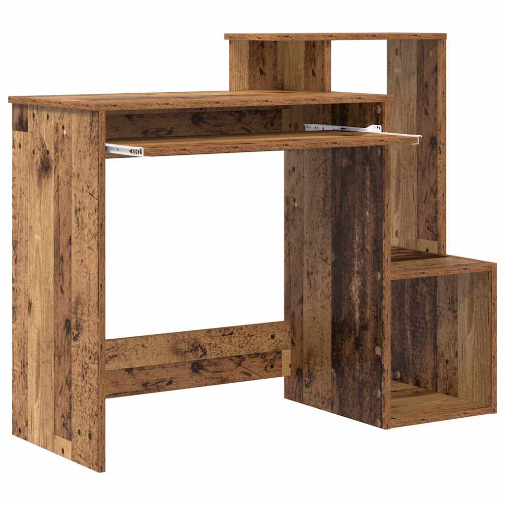 Bureau met lade Oud Hout 106 x 41 x 88.5 cm Bewerkt hout