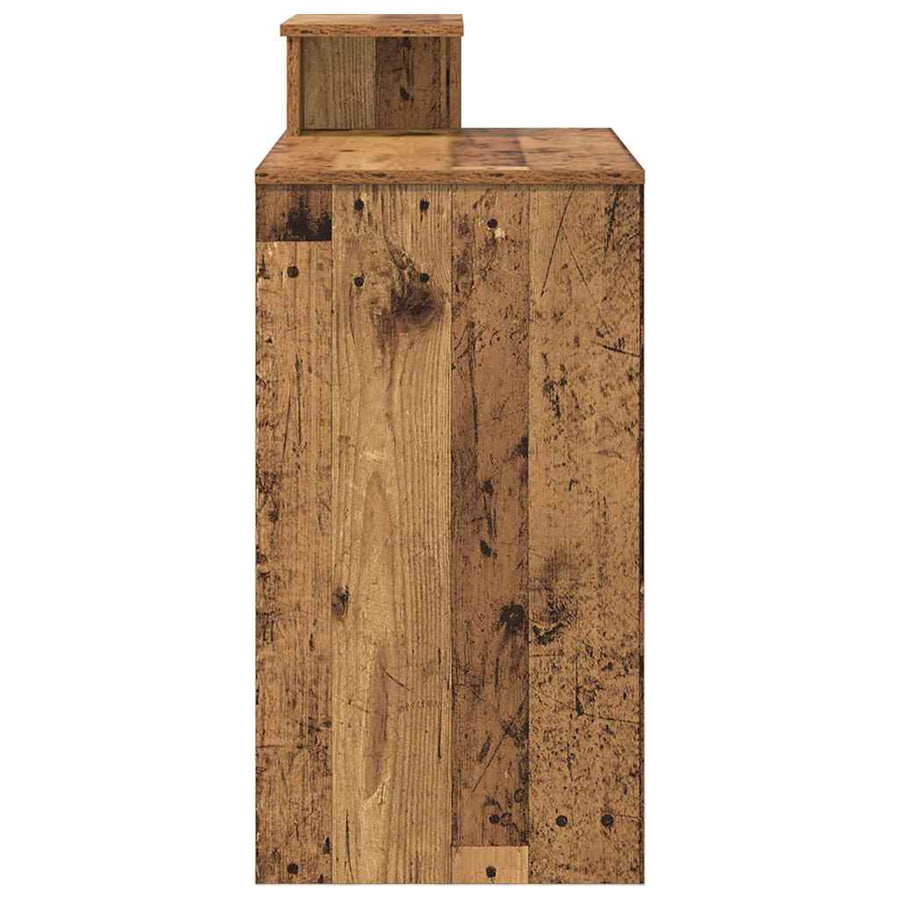 Bureau met lade Oud Hout 106 x 41 x 88.5 cm Bewerkt hout