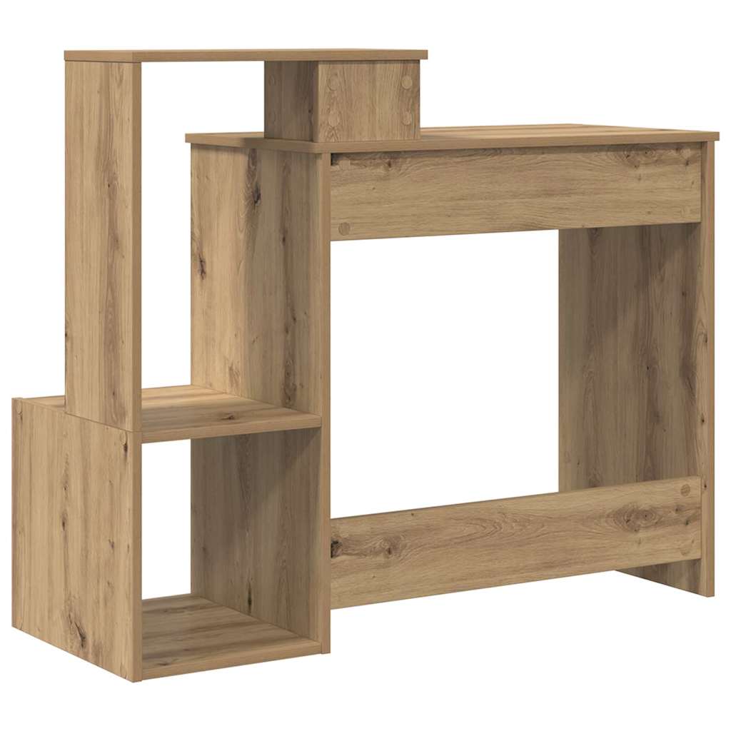 Bureau met lade Artisan Eiken 106 x 41 x 88.5 cm Bewerkt hout