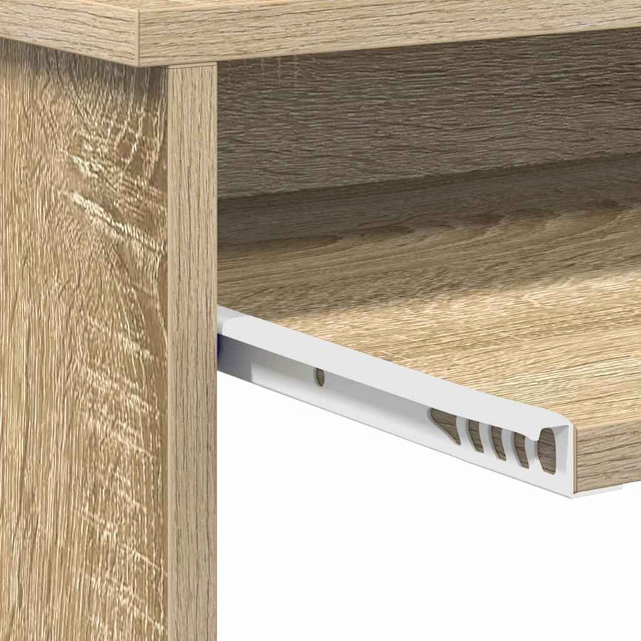 Bureau met lade Sonoma Eiken 120,5 x 44 x 88,5 cm Bewerkt hout