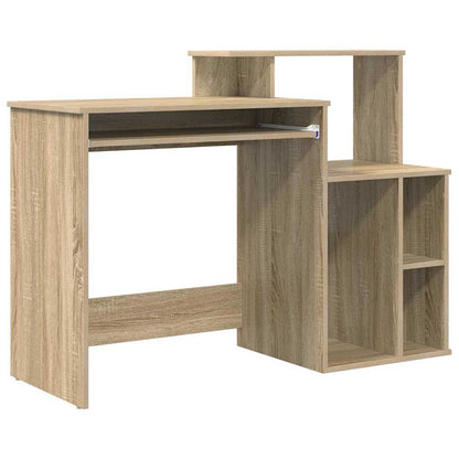 Bureau met lade Sonoma Eiken 120,5 x 44 x 88,5 cm Bewerkt hout