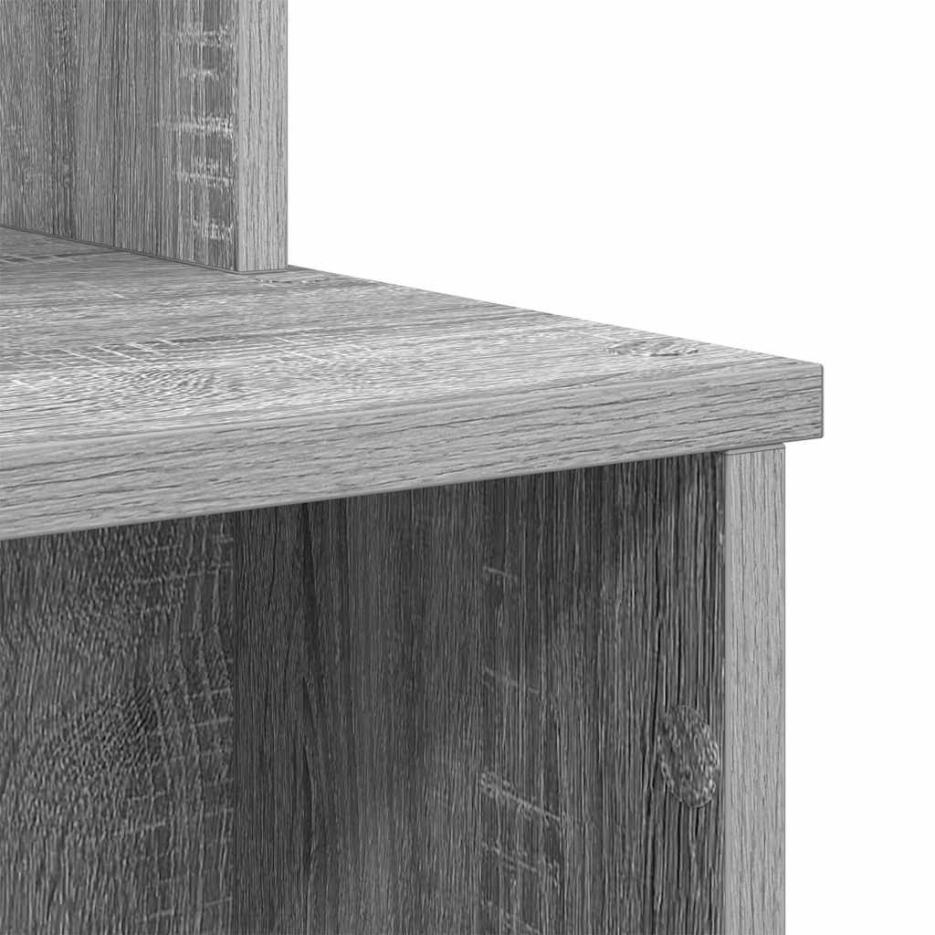 Bureau met lade Grijs Sonoma 120,5 x 44 x 88,5 cm Bewerkt hout