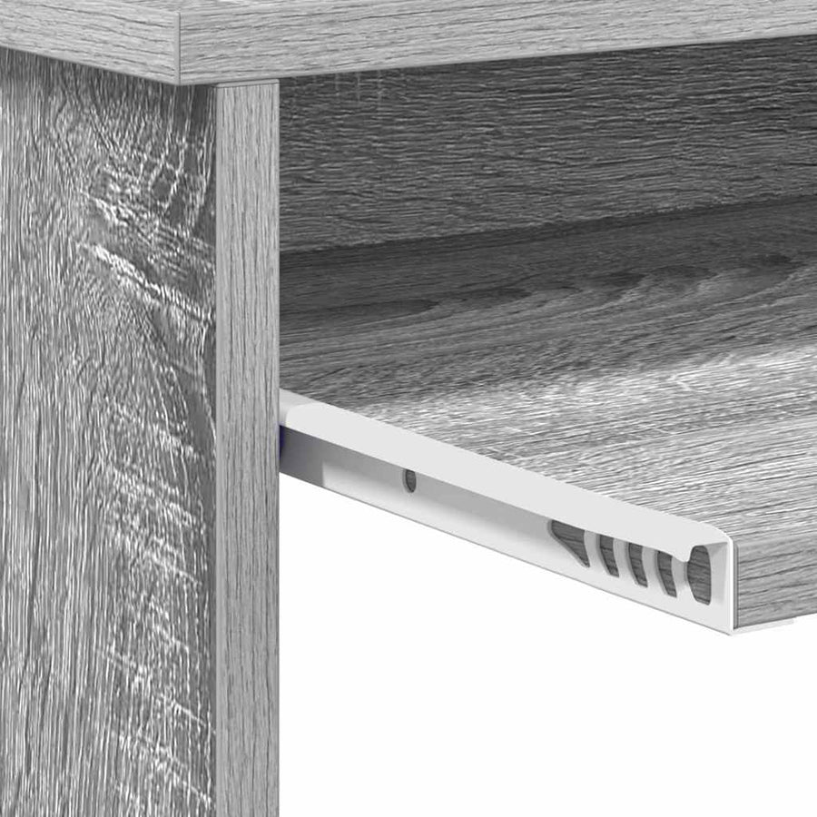Bureau met lade Grijs Sonoma 120,5 x 44 x 88,5 cm Bewerkt hout