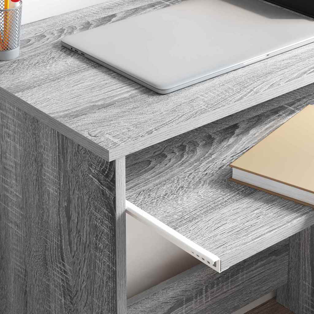 Bureau met lade Grijs Sonoma 120,5 x 44 x 88,5 cm Bewerkt hout