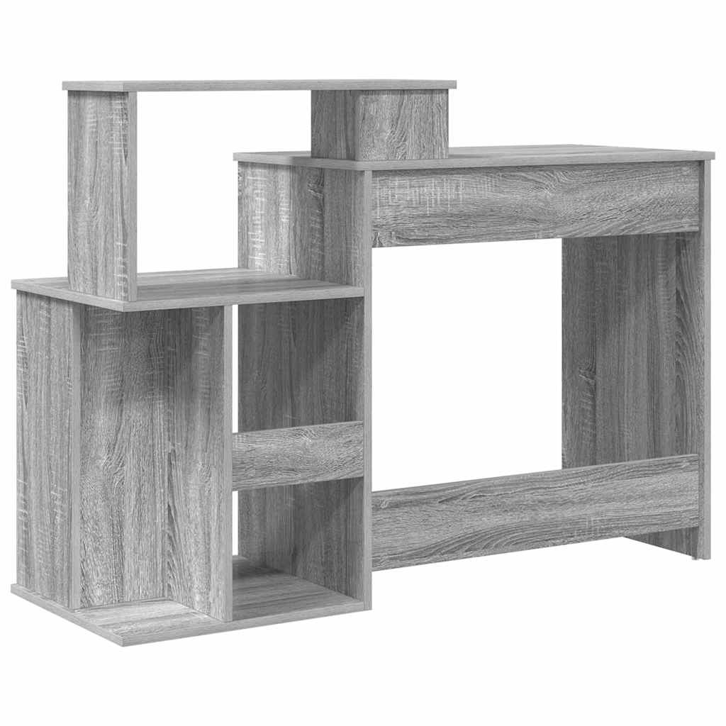Bureau met lade Grijs Sonoma 120,5 x 44 x 88,5 cm Bewerkt hout