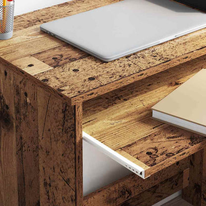 Bureau met lade Oud Hout 120,5 x 44 x 88,5 cm Bewerkt hout