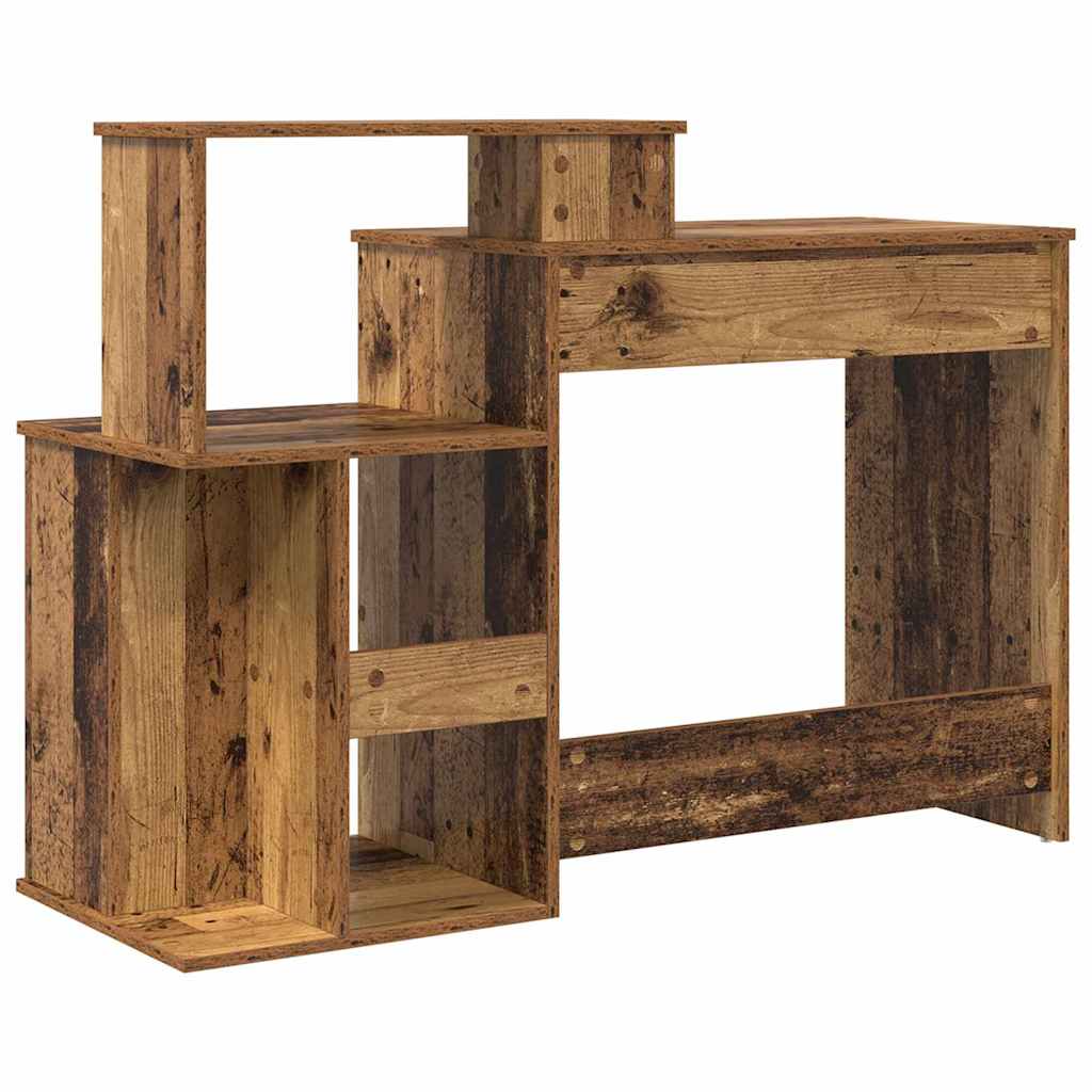 Bureau met lade Oud Hout 120,5 x 44 x 88,5 cm Bewerkt hout